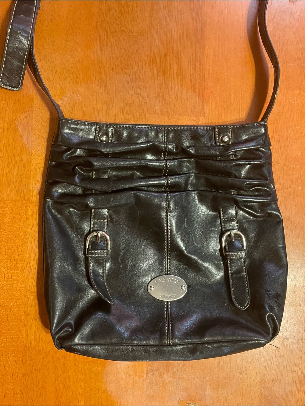 Nine West Black Leather Bag